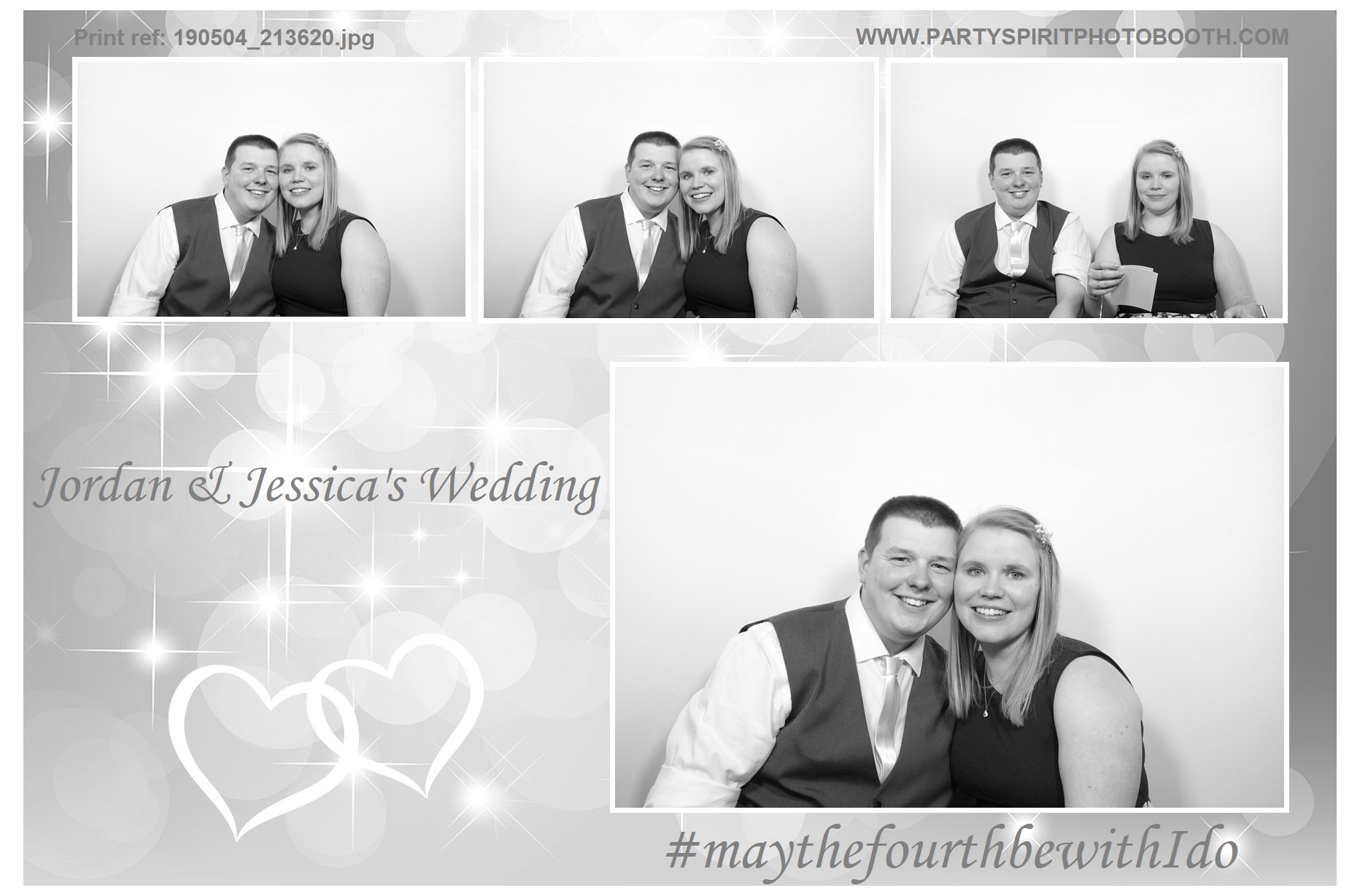 Jordan and Jessica's Wedding | View more photos from the event at gallery.partyspiritphotobooth.com/u/PartySpiritPhotoBooth/Jordan-and-Jessicas-Wedding